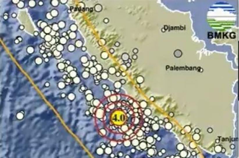 Gempa Hari Ini Magnitudo 4,0 Guncang Seluma Bengkulu