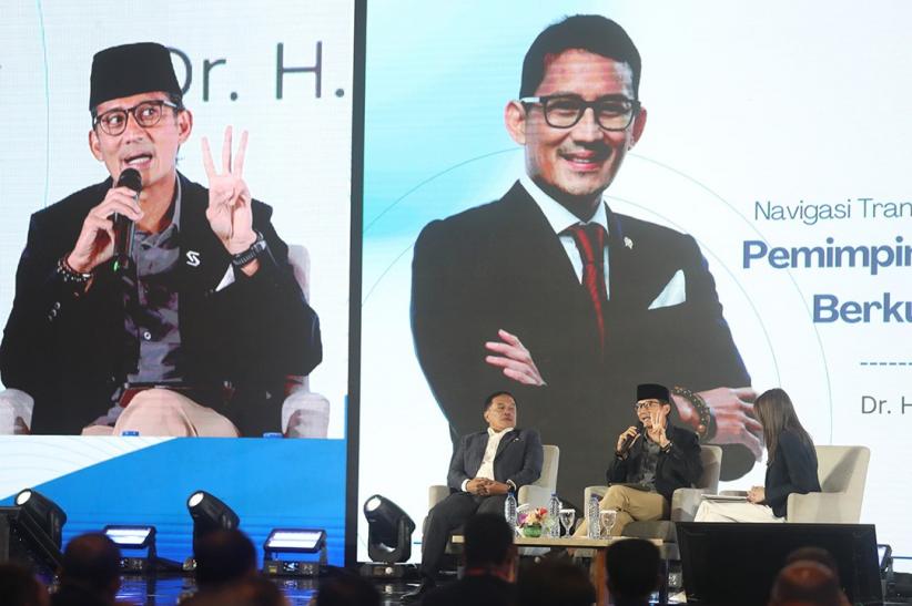 Sandiaga Uno Menjadi Pembicara pada Rakernas dan Bimtek Partai Perindo 2025 - Bagian 5