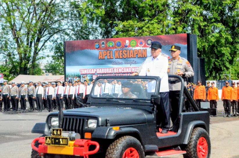 Tindak Lanjuti Instruksi Kapolri, Pemprov Kalsel Gelar Apel Kesiapsiagaan Tanggap Darurat Bencana