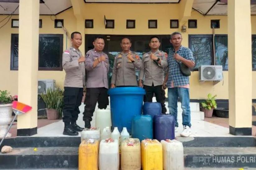 Polda NTT Sita 9.610 Liter Miras Ilegal, Jadi Pemicu Gangguan Kamtibmas