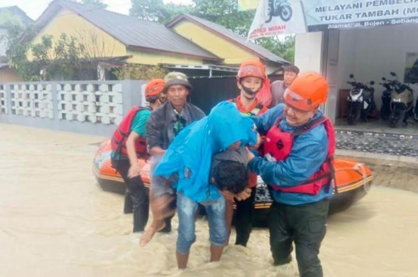 Sungai Ciliman Meluap usai Diguyur Hujan Lebat, 4 Kecamatan di Pandeglang Terendam Banjir