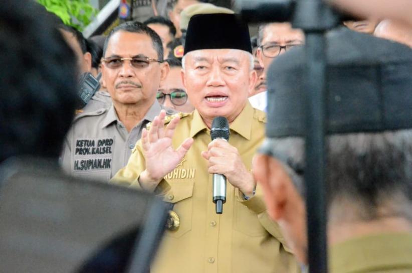 Terima Aksi Damai, Gubernur Kalsel Tegaskan Dana Pemprov di Bank Kalsel Sesuai Ketentuan