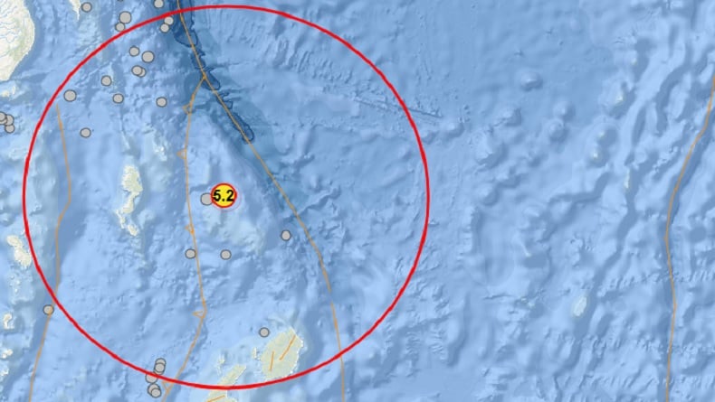 Gempa Bumi Terkini Magnitudo 5,2 Guncang Pulau Karutung Sulut