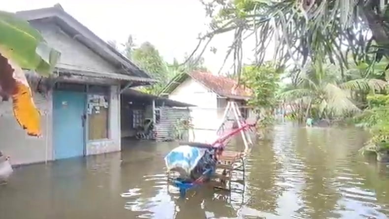 Diguyur Hujan Deras, Ratusan Rumah di Pangandaran Terendam Banjir