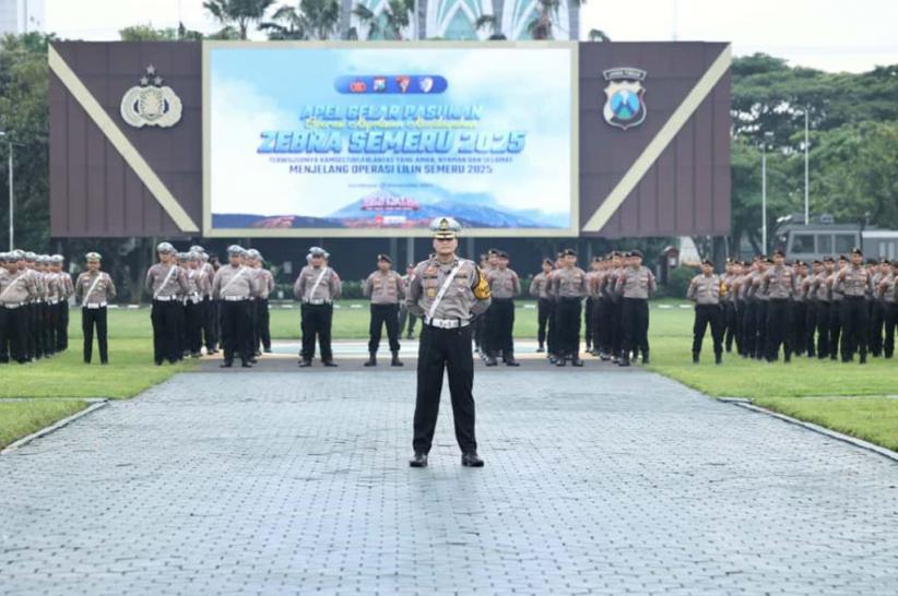 Operasi Zebra Semeru 2025 Resmi Dimulai, Polda Jatim Turunkan 447 Personel
