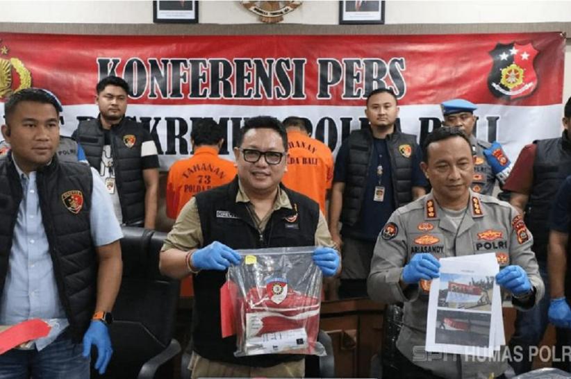 Vandalisme Bendera Merah Putih di Jembrana, Polisi Gerak Cepat Tangkap 2 Pelaku
