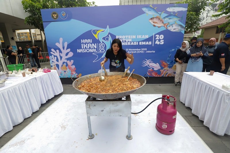 Keseruan Hari Ikan Nasional 2025, Masak Besar Udang hingga Karnaval - Bagian 3