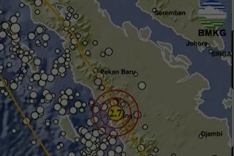 Gempa Terkini M 2,7 Guncang Solok, Kedalaman 25 Km