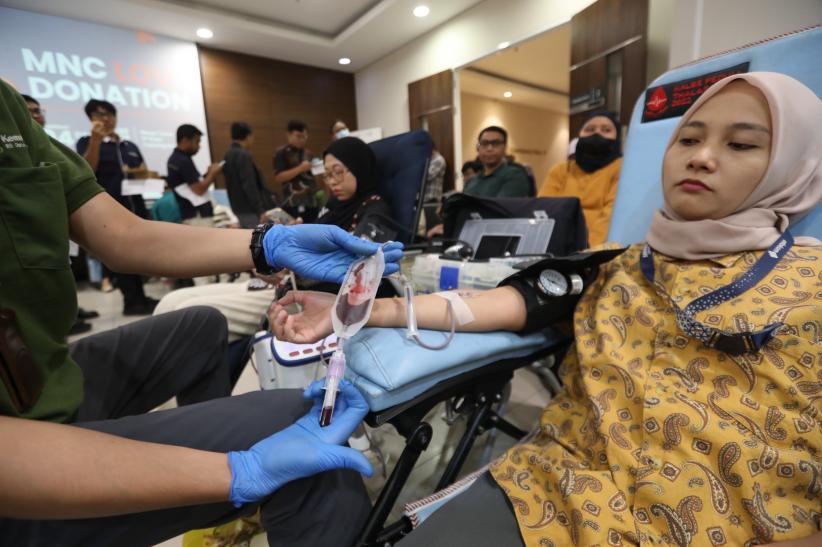 Antusiasme Karyawan MNC Group Donor Darah dan Donasi untuk Korban Bencana - Bagian 4
