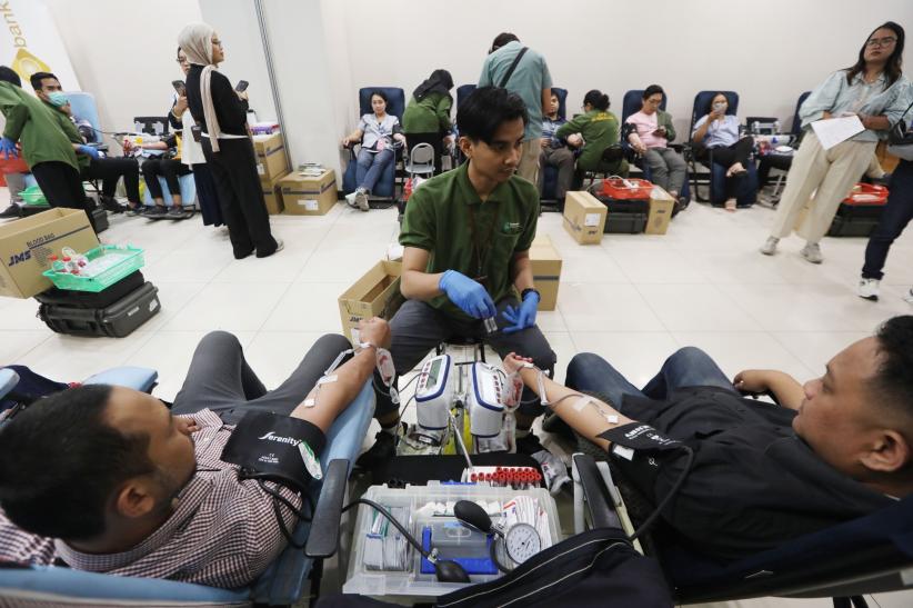 Antusiasme Karyawan MNC Group Donor Darah dan Donasi untuk Korban Bencana - Bagian 2