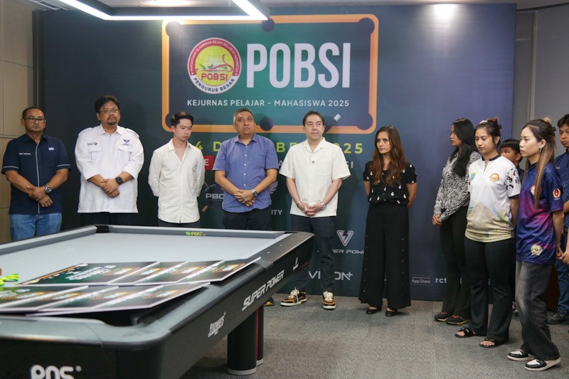 Kevin Sanjaya Serahkan Penghargaan Kejuaraan Nasional Biliar Pelajar-Mahasiswa 2025 - Bagian 2