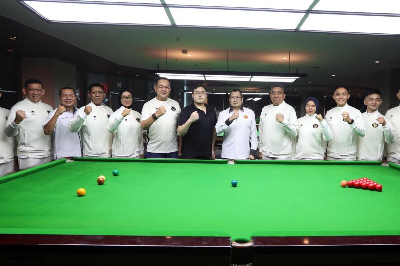 Ketum PB POBSI Hary Tanoesoedibjo Lepas Atlet Biliar ke SEA Games 2025 - Bagian 1