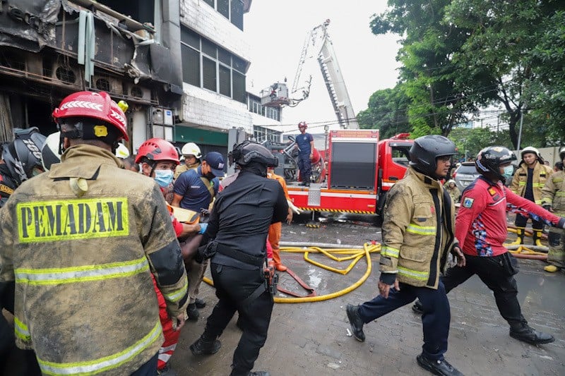 Jumlah Korban Kebakaran Gedung Terra Drone 22 Orang, 15 Perempuan dan 7 Laki-Laki Meninggal - Bagian 4