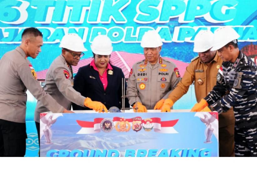 Polri Groundbreaking 6 SPPG Baru di Papua, Wakapolri: Ini Investasi Pelayanan untuk Rakyat