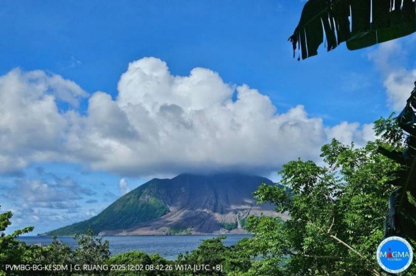 Status Gunung Ruang di Sitaro Turun ke Level I Normal, PVMBG Imbau Warga Tetap Waspada