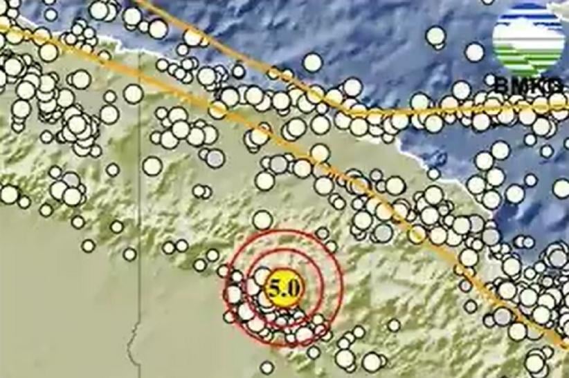 Gempa Hari Ini M 5,0 Guncang Bovendigoel Papua Kedalaman 10 Km