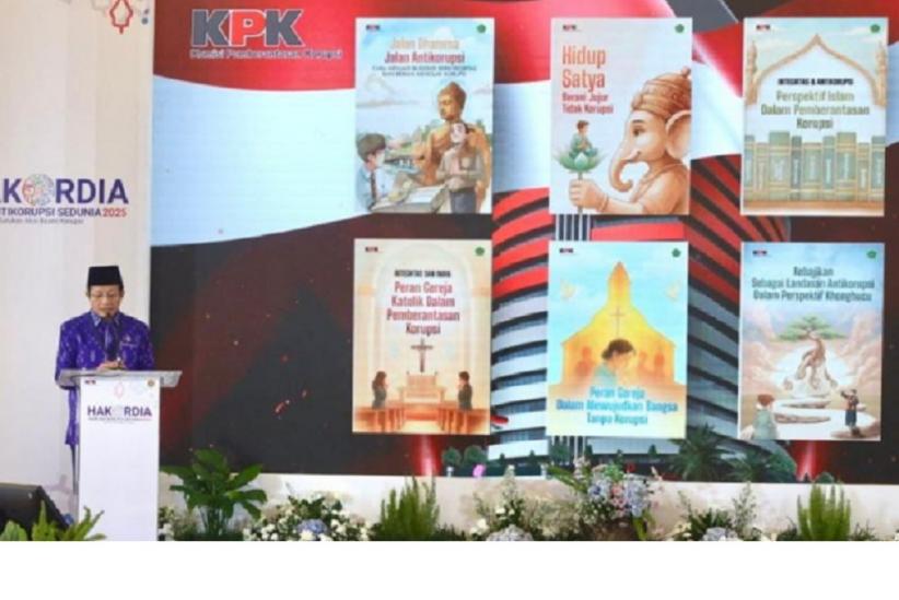 Peringati Hakordia 2025, Kemenag dan KPK Luncurkan Buku Antikorupsi Lintas Agama di Jogja