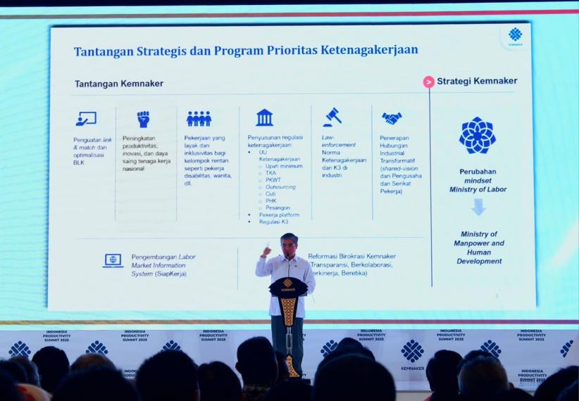 Tingkatkan Produktivitas Tenaga Kerja, Kemenaker Gelar Indonesia Productivity Summit 2025 - Bagian 2
