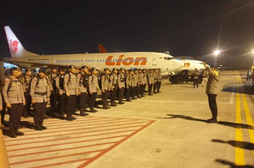 500 Personel Brimob dari 5 Polda Tiba di Bandara Kualanamu, Tangani Bencana Sumut-Aceh