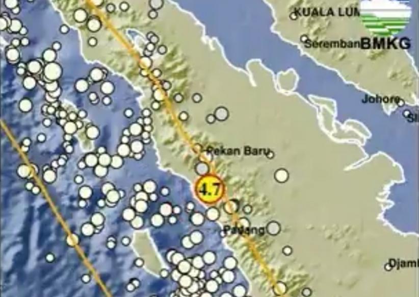 Gempa Hari Ini M 4,7 Guncang Agam Sumbar, Berpusat di Darat