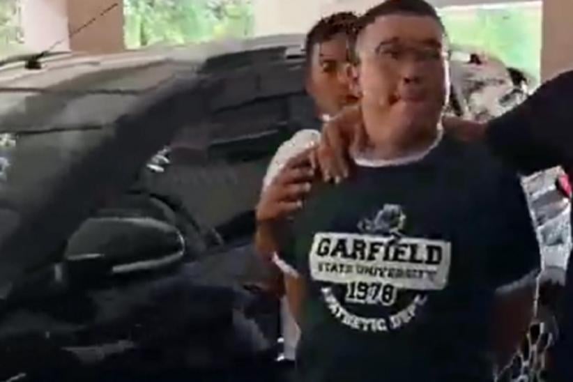 Tangan Terborgol, Samuel Terduga Pelaku Pengusiran Nenek Elina Pilih Bungkam