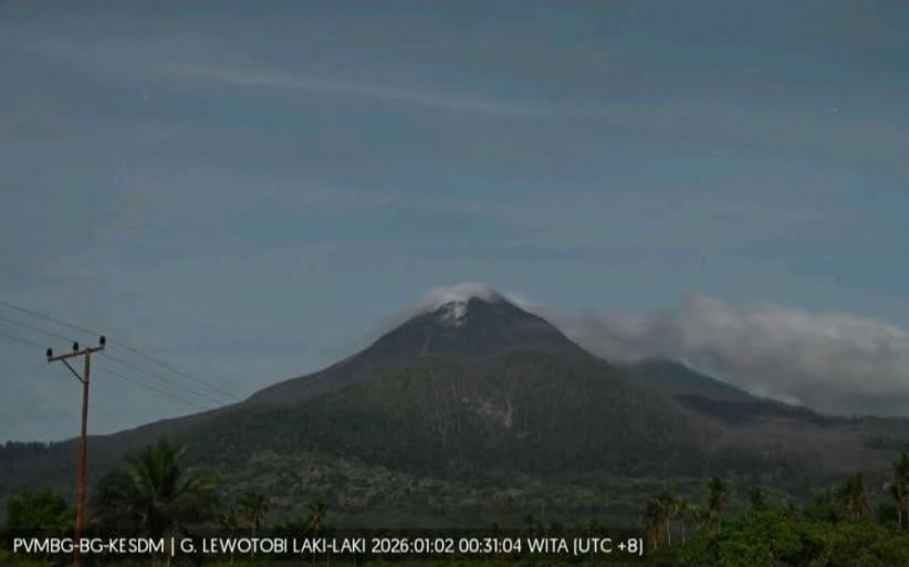 Status Gunung Lewotobi Laki-laki di Flores Timur NTT Naik ke Level IV Awas