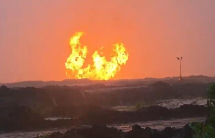 Ledakan Pipa Gas PT TGI di Inhil Riau Padam usai Pemadaman 13 Jam