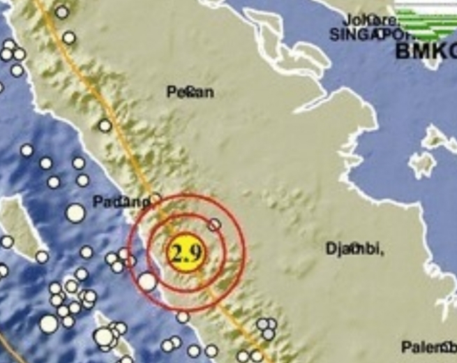 Solok Selatan 5 Kali Diguncang Gempa Dangkal, Berpusat di Darat