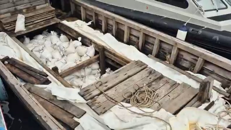 Tim Gabungan Gagalkan Penyelundupan 25 Ton Pasir Timah ke Malaysia