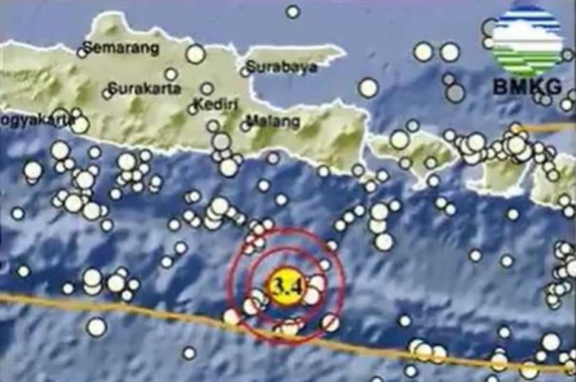 Gempa Hari Ini Magnitudo 3,4 Guncang Jember Jatim