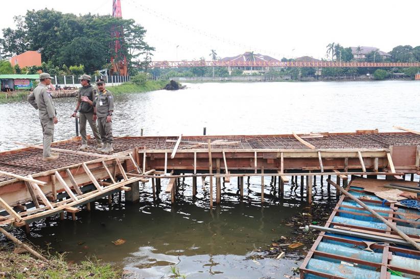 Ilegal, Jogging Track Berdiri di Atas Situ 7 Muara Depok Dibongkar - Bagian 3