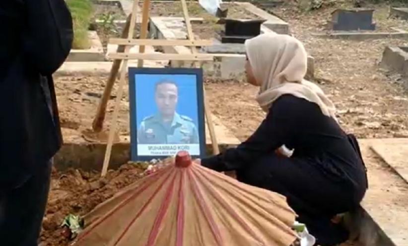Praka Muhammad Kori Prajurit Marinir Korban Longsor Cisarua Dimakamkan di Lampung
