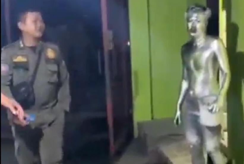 Bikin Resah, Belasan Manusia Silver dan Pengemis di Sidoarjo Diamankan Satpol PP