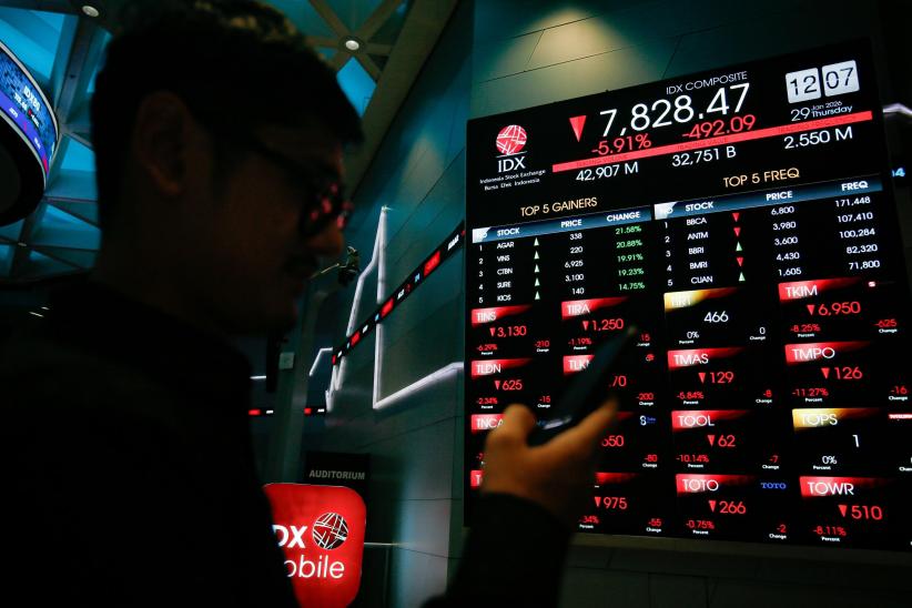Penampakan Layar Bursa Saham Merah Menyala, IHSG di Bawah 8.000 - Bagian 4