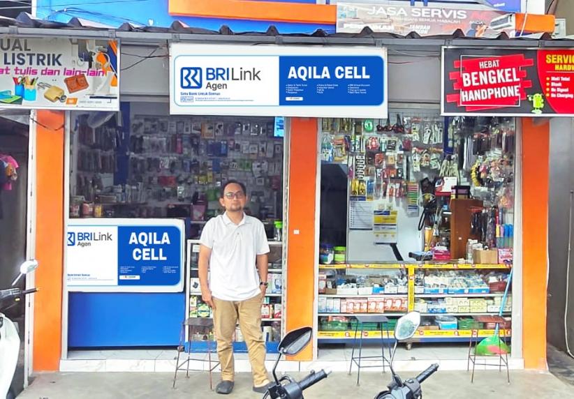 Lebih dari 1 Dekade, BRILink Agen Ohim Bangun Jejaring Usaha Mikro