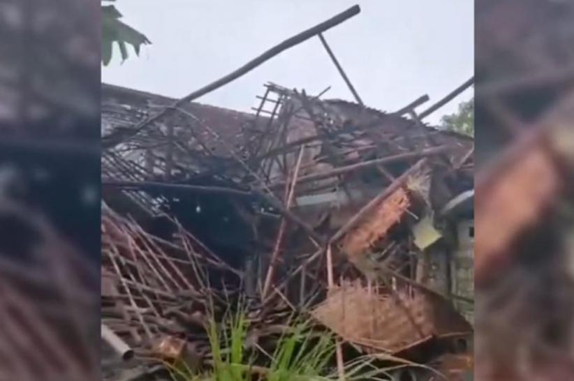 Angin Puting Beliung Terjang Tuban, 36 Rumah Warga Rusak di Tegalharjo