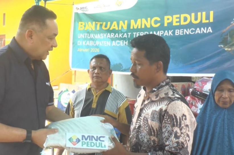 MNC Peduli Salurkan 10 Ton Bantuan Kemanusiaan ke Pengidam Aceh Tamiang, Warga Menangis Haru