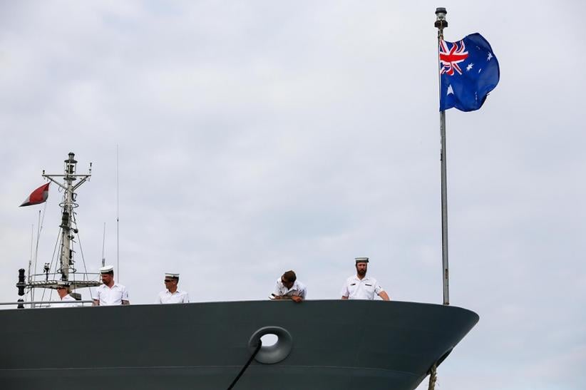 Kapal Perang Australia Bersandar di Pelabuhan Tanjung Priok Jakarta - Bagian 3