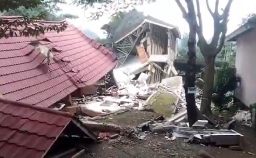 Tanah Bergerak di Padasari Tegal Meluas, 140 Rumah Rusak, 250 Warga Mengungsi