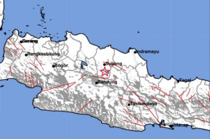 Gempa Hari Ini Magnitudo 2,8 Guncang Subang Jabar, Terasa di Ciater
