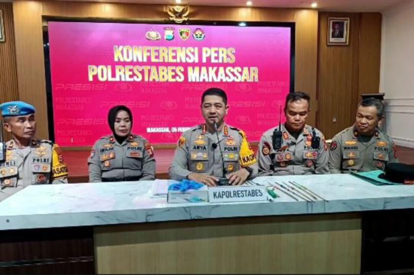 Tawuran di Makassar Tewaskan Warga akibat Terkena Panah, Polisi Tangkap 3 Pelaku