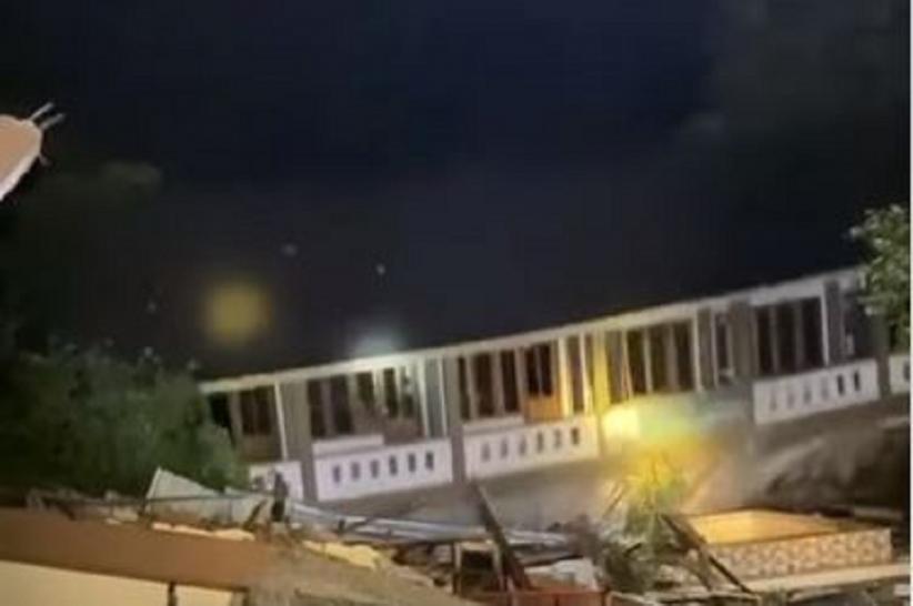 Terekam Video, Asrama Pesantren Al-Adalah di Padasari Tegal Ambruk akibat Tanah Bergerak