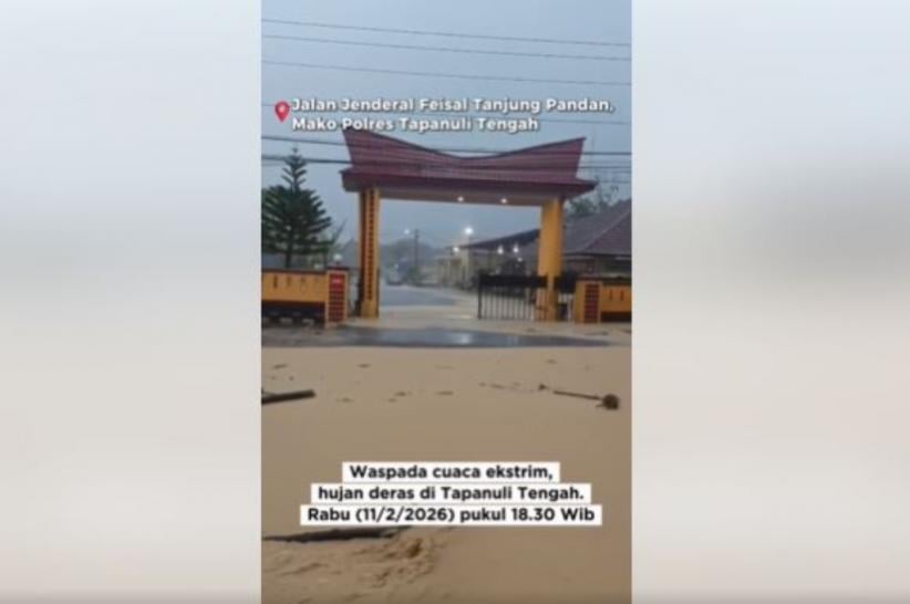 Banjir Kembali Terjang Tapteng usai Diguyur Hujan Ekstrem, Warga Dievakuasi