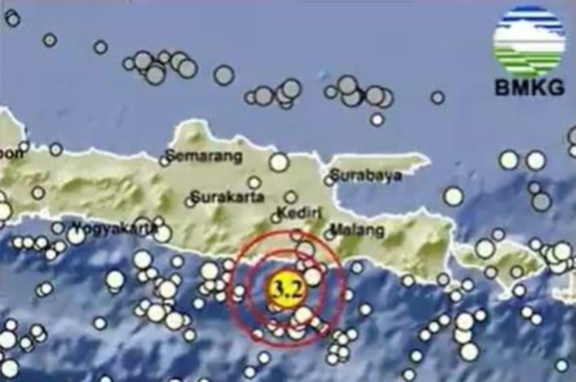 Gempa Hari Ini Magnitudo 3,2 Guncang Blitar Jatim
