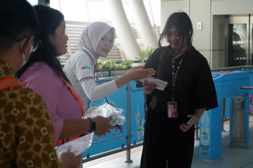 LRT Jabodebek Gelar Sosialisasi Anti Pelecehan di Stasiun Dukuh Atas - Bagian 5