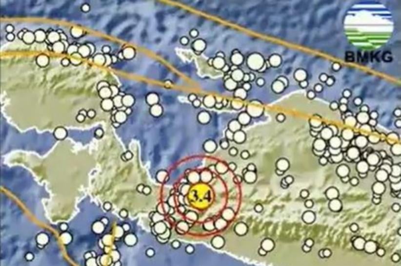 Gempa Hari Ini Magnitudo 3,4 Guncang Nabire Papua Tengah