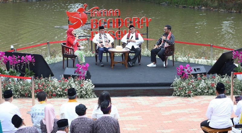 Gubernur Pramono Anung dan Wagub Rano Karno Diskusi di Taman Bendera Pusaka - Bagian 4