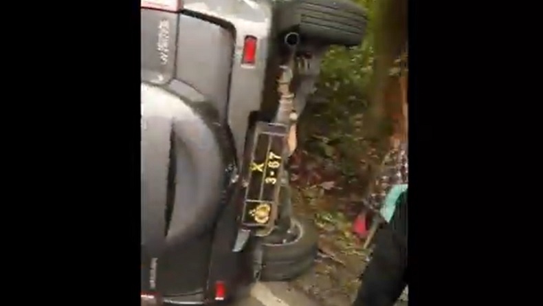 Mobil Dinas Kabag Ops Polres Bangkalan Tabrakan dengan Motor, 1 Orang Tewas 2 Luka