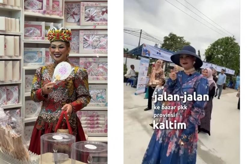 Gaya Glamor Istri Gubernur Kaltim Disorot di Tengah Isu Mobil Dinas Rp8,5 Miliar