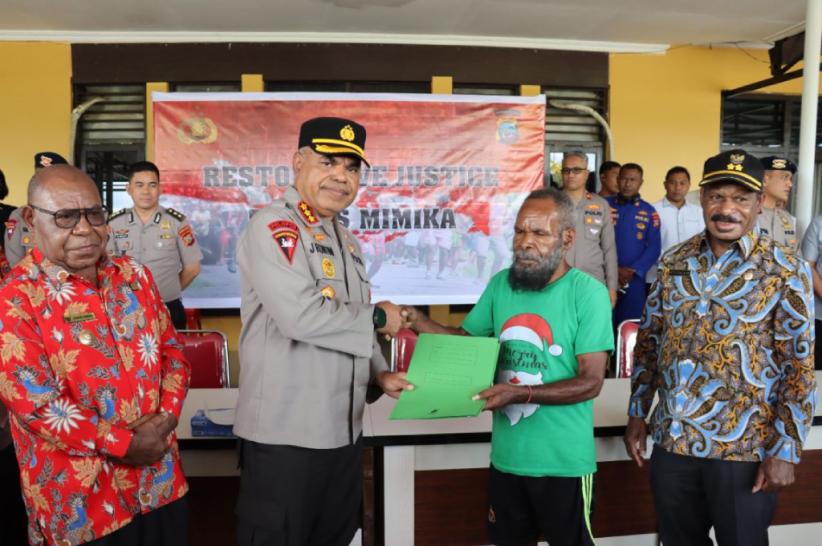 Konflik di Kwamki Narama, 11 Tahanan Dibebaskan Lewat Restorative Justice